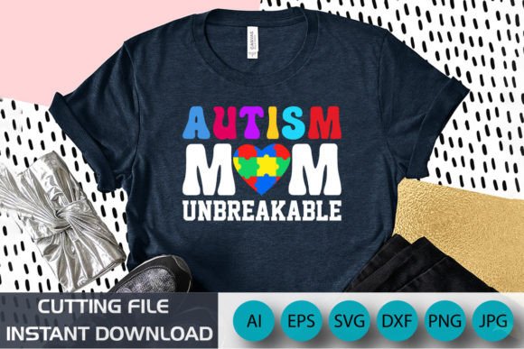 Autism Mom PNG & Shirt Design Review