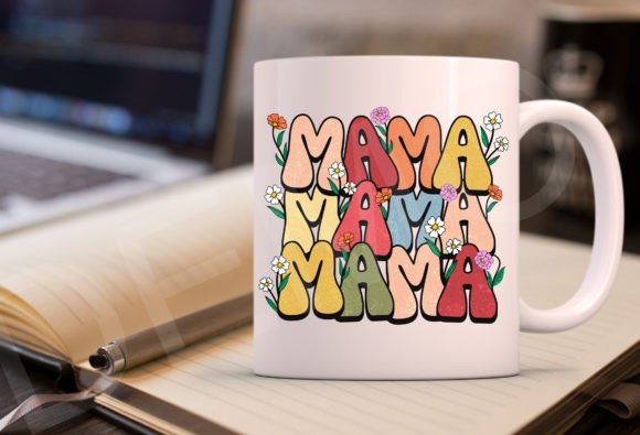 Mama Flower PNG: A Retro Design Review