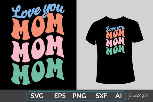 Retro Love You Mom Design: An Embroidery Review